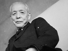 白ぎつねにたとえられた小林一三