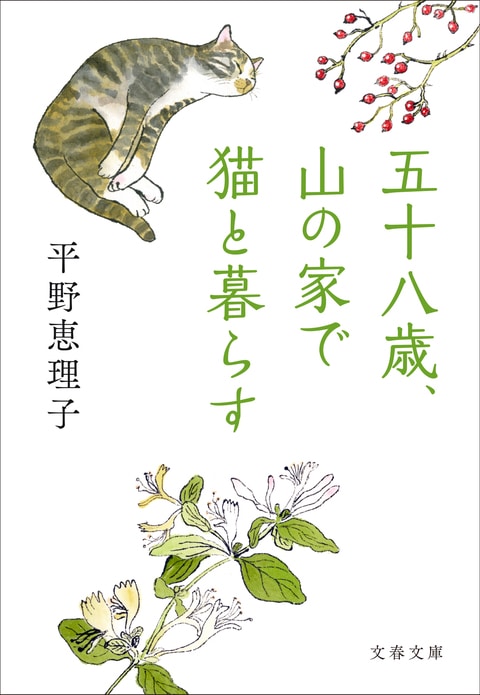 五十八歳、山の家で猫と暮らす』平野恵理子 | 文春文庫